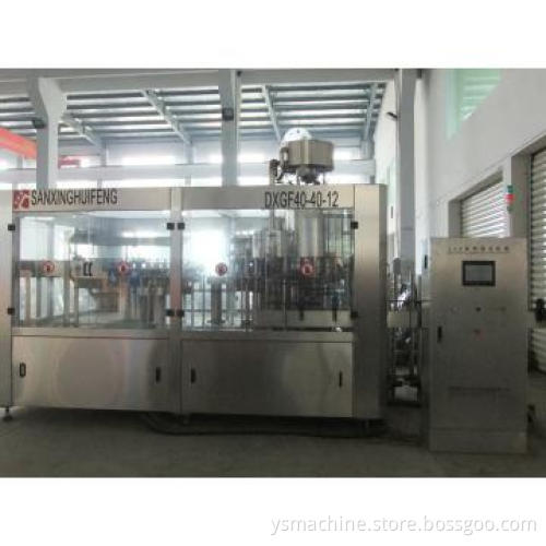 carbonated drink filling machine, gas containing filling machine